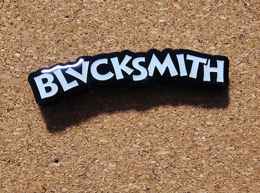 Classic BLVCKSMITH Logo Pin - Glows in the dark!